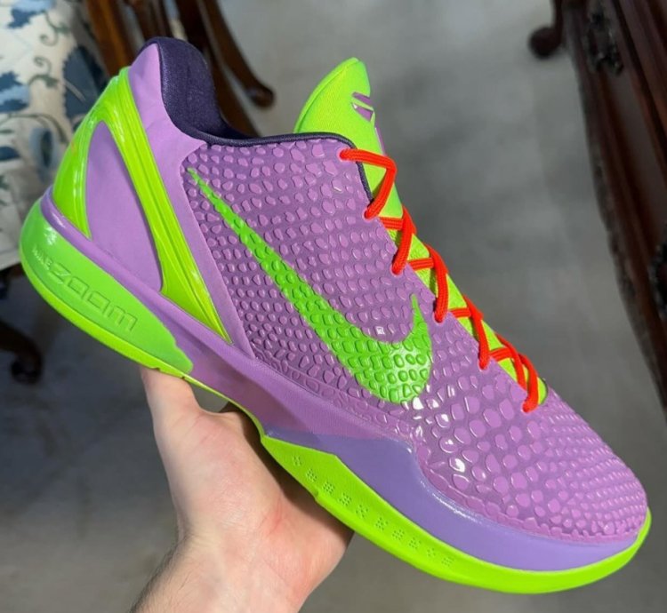 Nike Kobe 6 ' Cheetah ' Purple Green