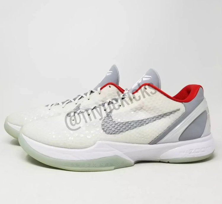 Nike Kobe 6 Protro - PJ Tucker PE - Platinum Milwaukee 