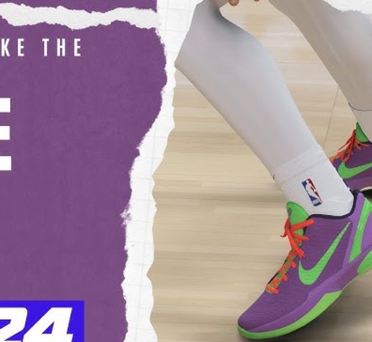 Nike Kobe 6 ' Cheetah ' Purple Green