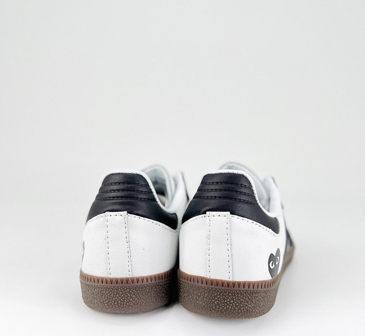 CDG Play x adidas OG Samba White Black