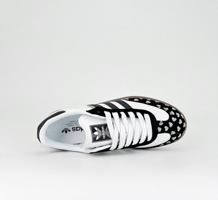CDG Play x adidas OG Samba White Black