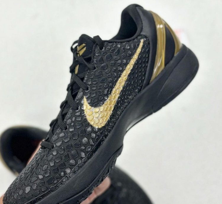 Nike Kobe 6 BHM Black Gold - 429659-011