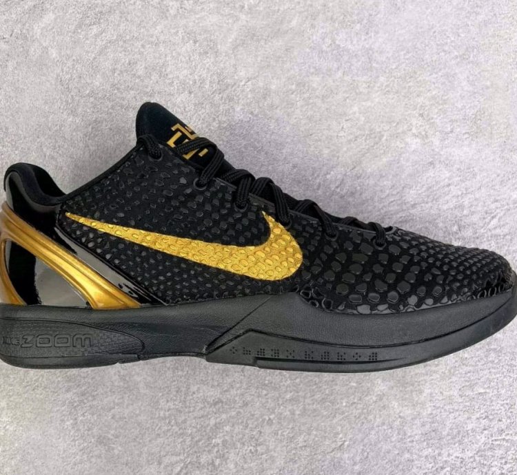 Nike Kobe 6 BHM Black Gold - 429659-011