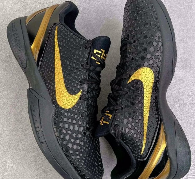 Nike Kobe 6 BHM Black Gold - 429659-011