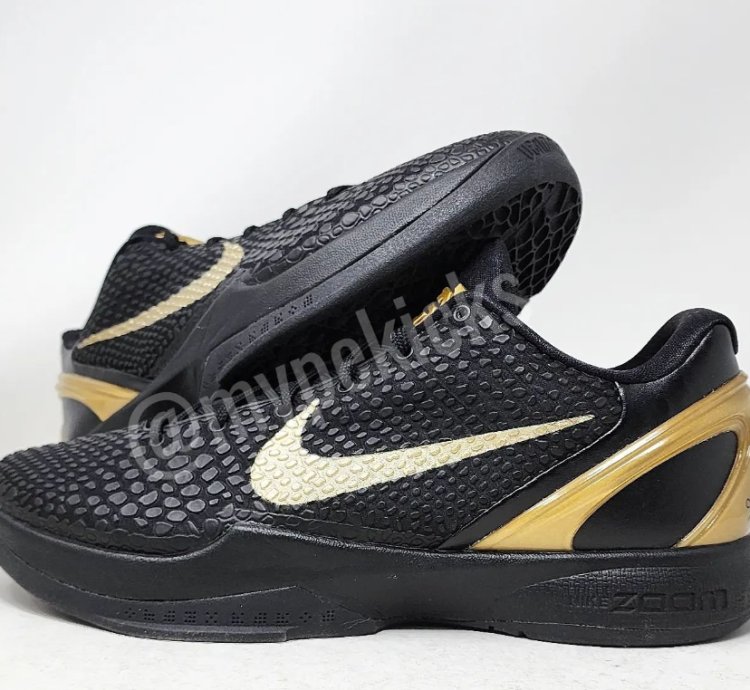 Nike Kobe 6 BHM Black Gold - 429659-011