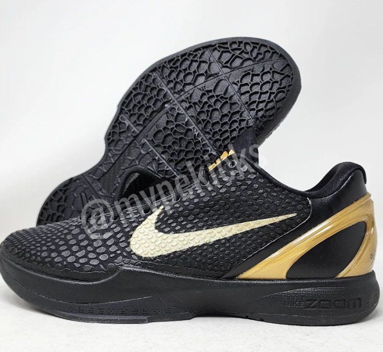 Nike Kobe 6 BHM Black Gold - 429659-011