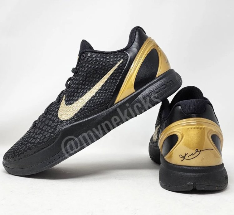 Nike Kobe 6 BHM Black Gold - 429659-011