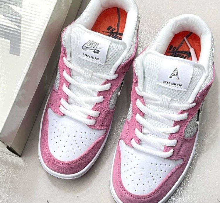 Pink April Skateboards x Nike SB Dunk Low Friends & Family