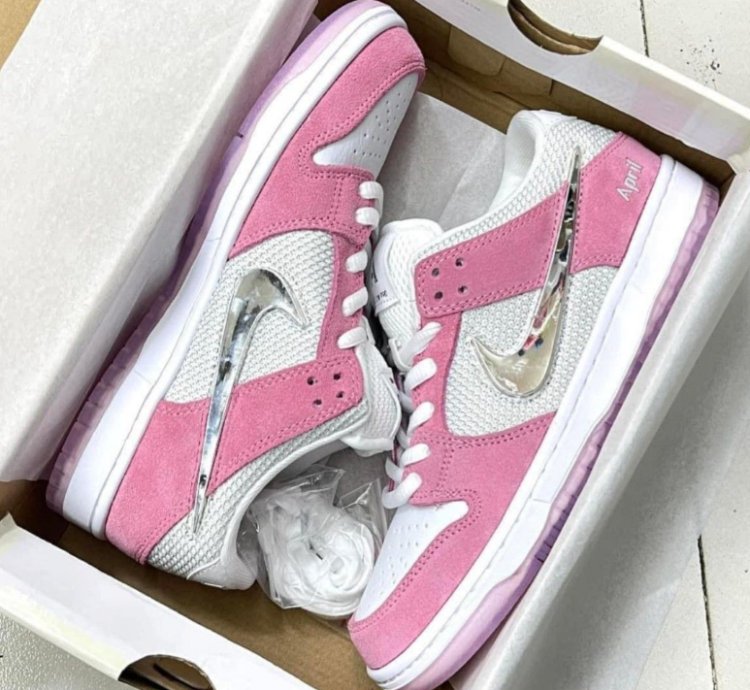 Pink April Skateboards x Nike SB Dunk Low Friends & Family