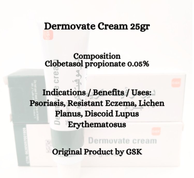 Clobetasol Propionate Dermovate 25gr Cream