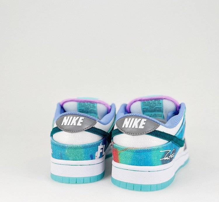 Futura Laboratories x Nike Dunk Low SB Bleached Aqua