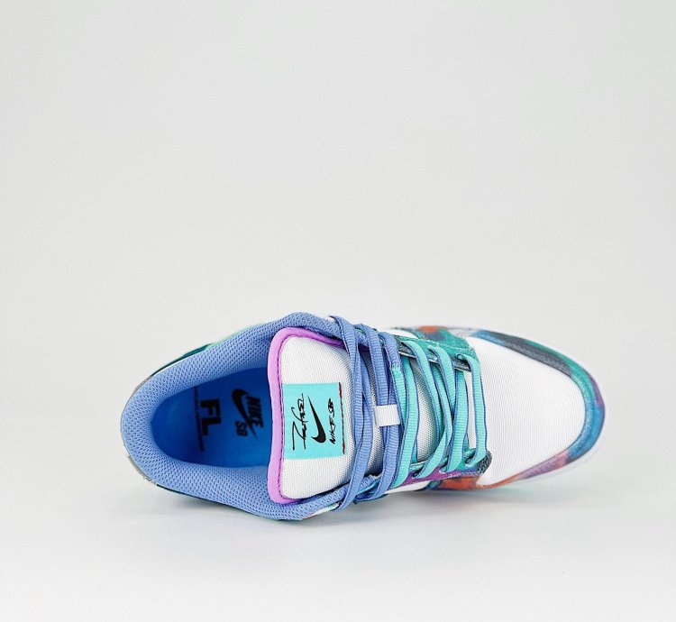 Futura Laboratories x Nike Dunk Low SB Bleached Aqua