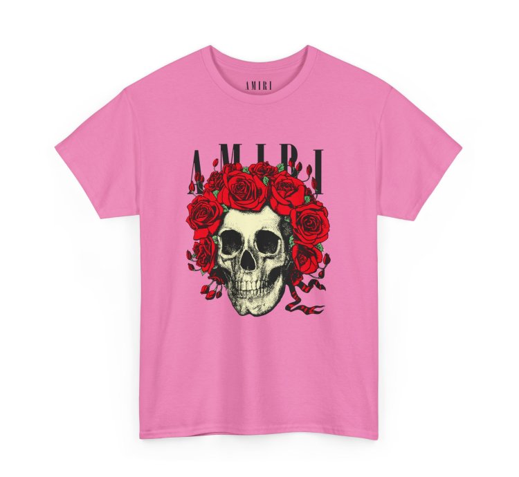 Amiri Rose Skull Azalea T-shirt - Size Usa