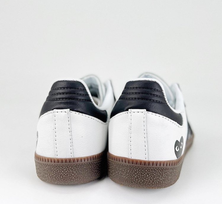 CDG Play x adidas OG Samba White Black