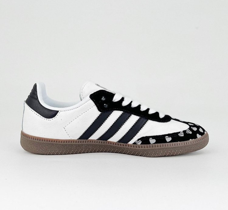 CDG Play x adidas OG Samba White Black