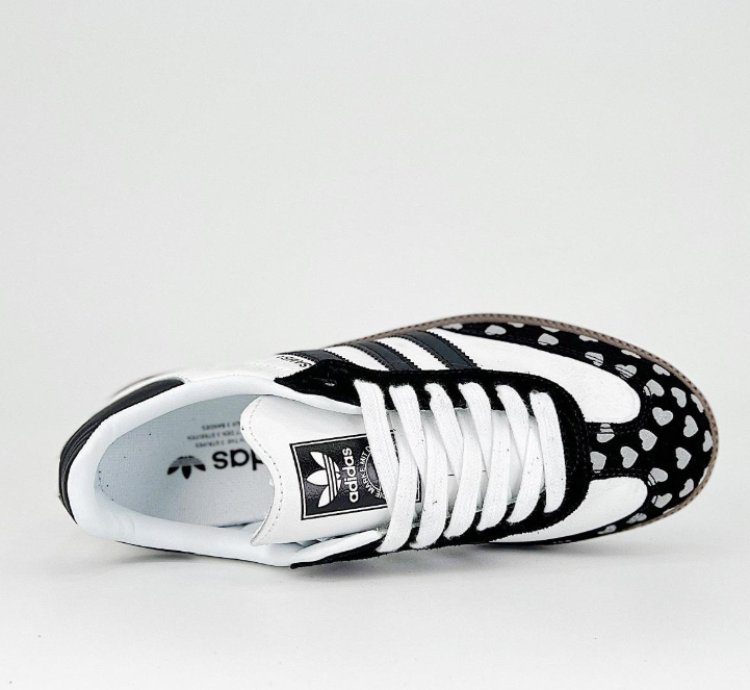 CDG Play x adidas OG Samba White Black