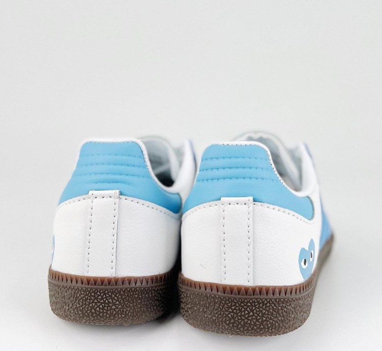 adidas OG Samba x CDG Play White Blue