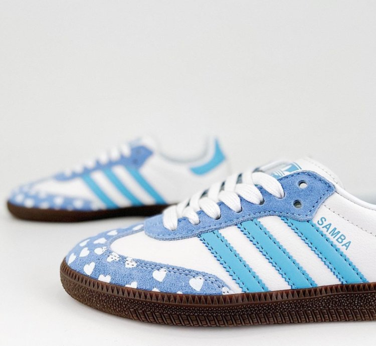 adidas OG Samba x CDG Play White Blue