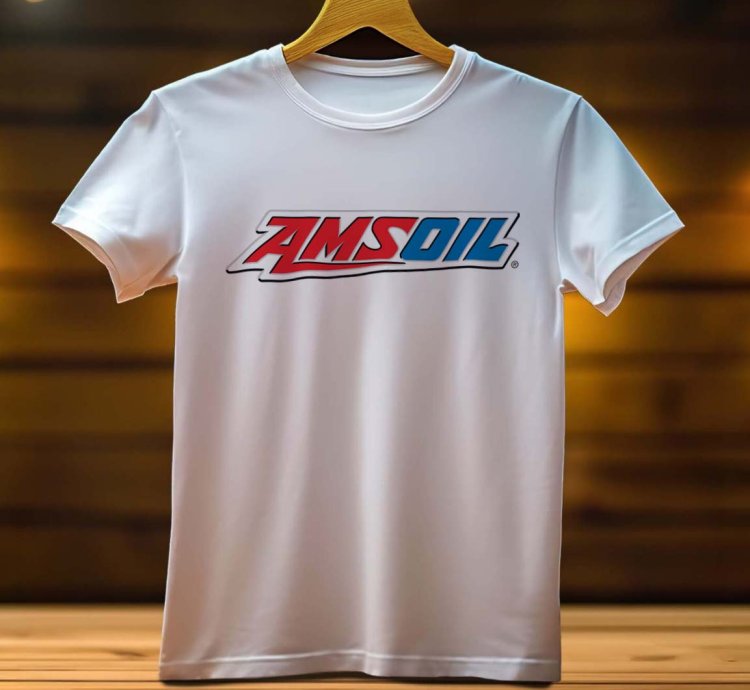 AMS Oil Logo Funny Mens Tshirt Size USA
