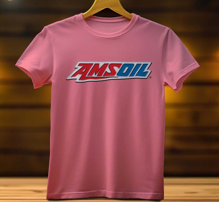AMS Oil Logo Funny Mens Tshirt Size USA