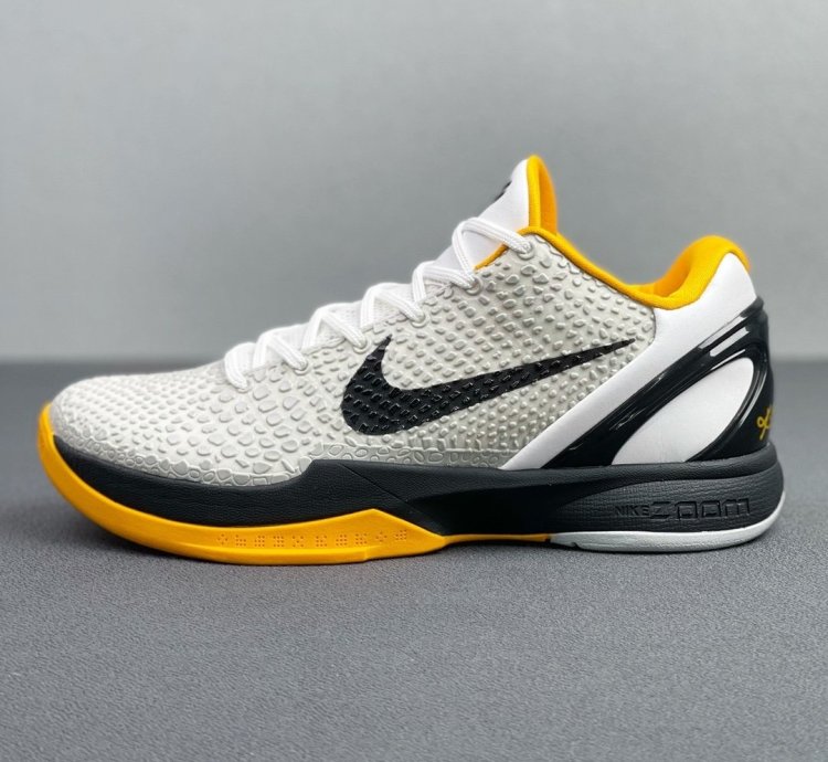 Kobe 6 Protro Playoff Pack White Del Sol (size run small, half size up)