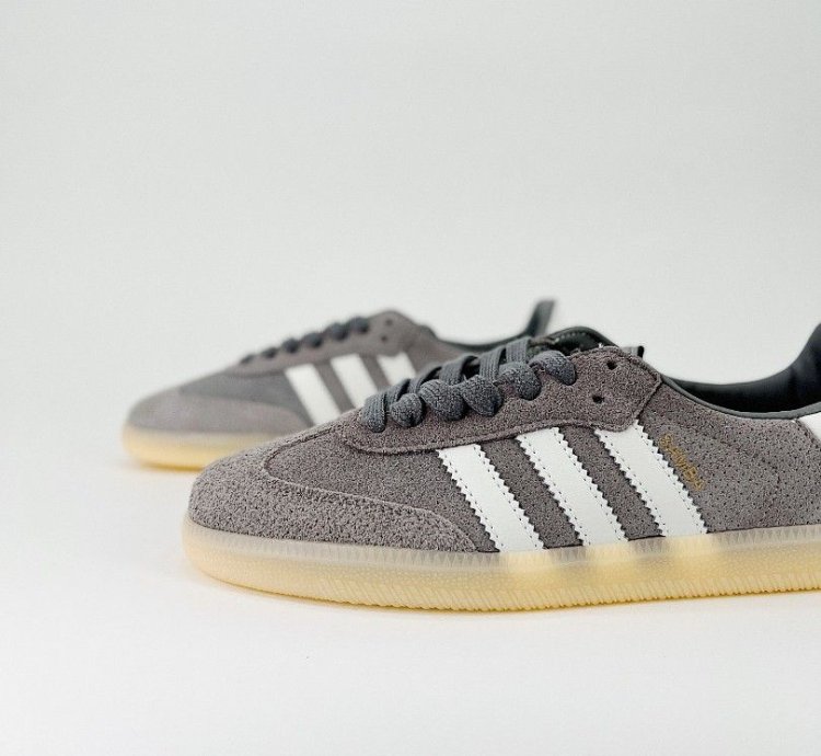 adidas Samba OG Grey Bliss Orange - HP7905