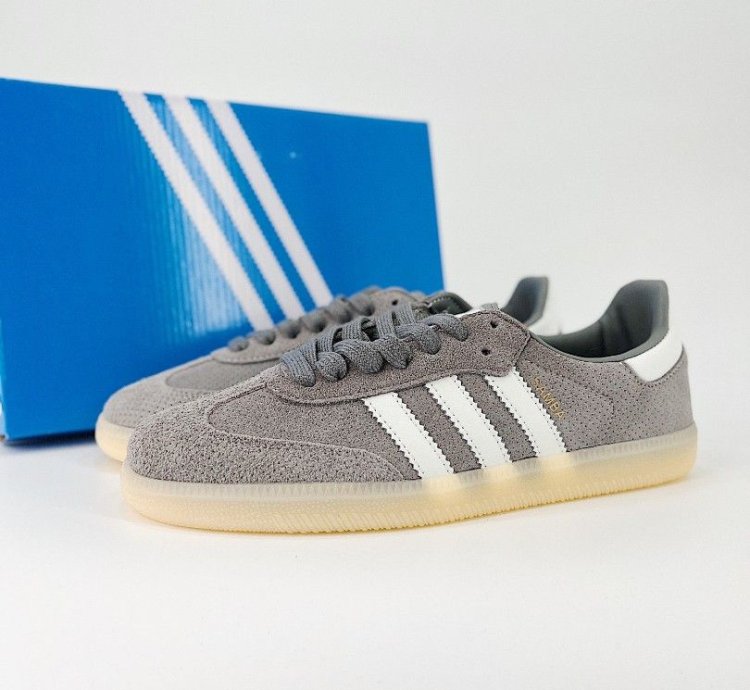 adidas Samba OG Grey Bliss Orange - HP7905