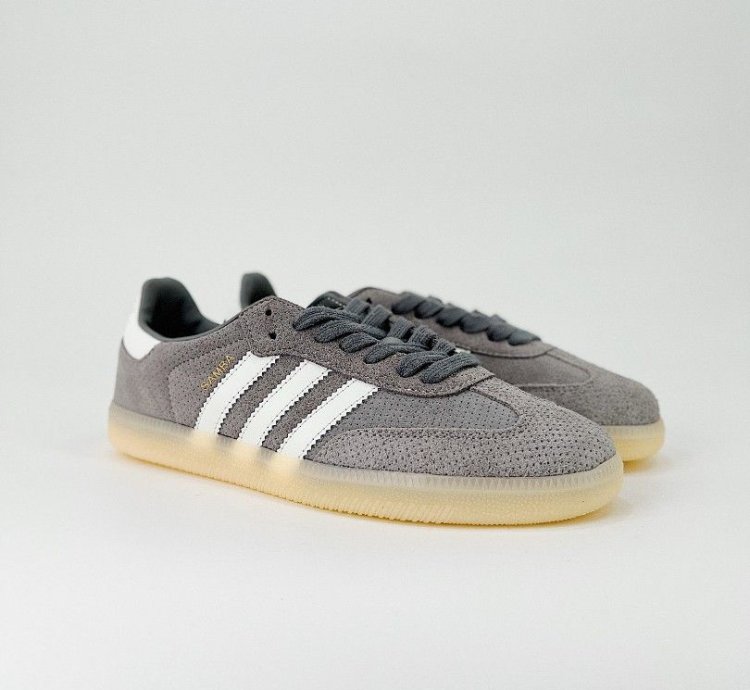 adidas Samba OG Grey Bliss Orange - HP7905