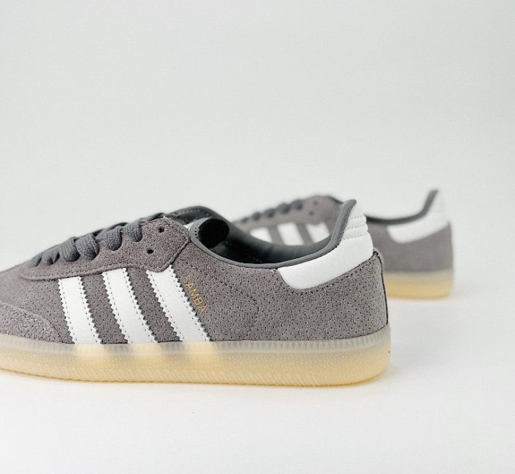 adidas Samba OG Grey Bliss Orange - HP7905