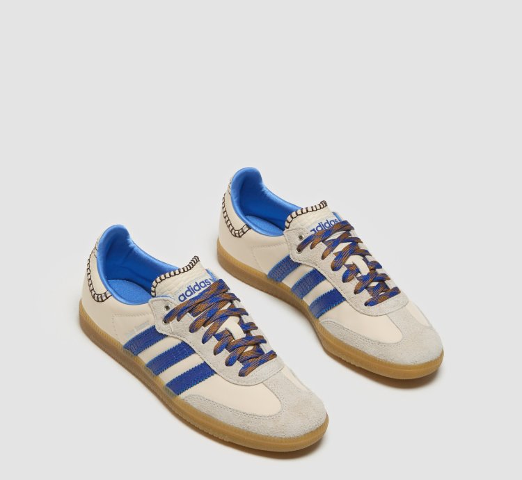 adidas Wales Bonner Samba Nylon Wonder Clay Royal Blue - IH7756