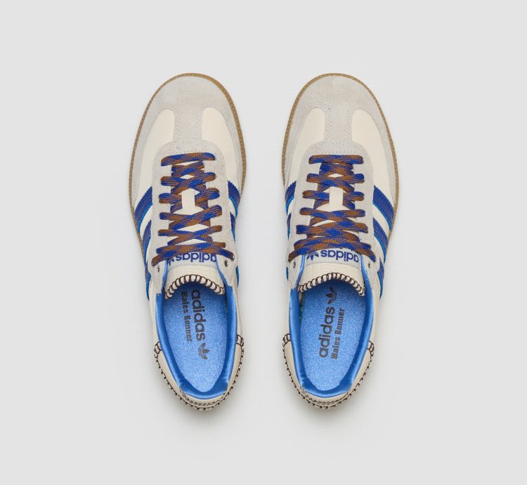adidas Wales Bonner Samba Nylon Wonder Clay Royal Blue - IH7756