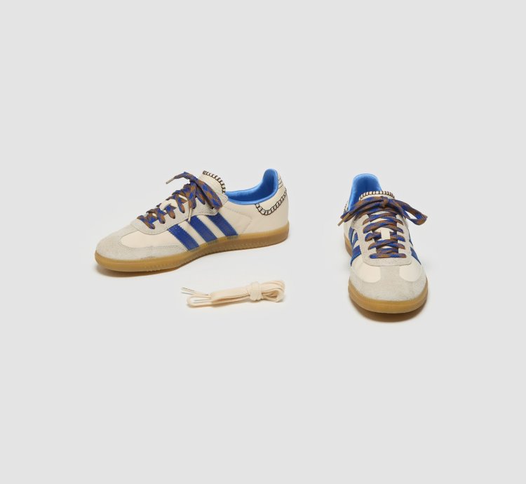 adidas Wales Bonner Samba Nylon Wonder Clay Royal Blue - IH7756