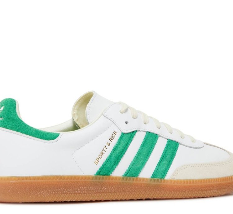 adidas Sporty & Rich Samba OG White Green - HQ6075