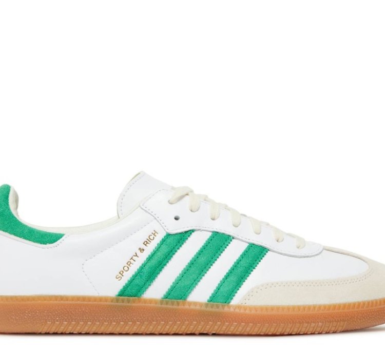 adidas Sporty & Rich Samba OG White Green - HQ6075