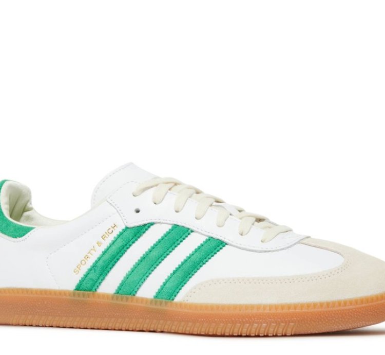adidas Sporty & Rich Samba OG White Green - HQ6075