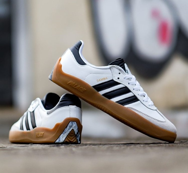 adidas Palace Puig Samba White Black - HQ6098