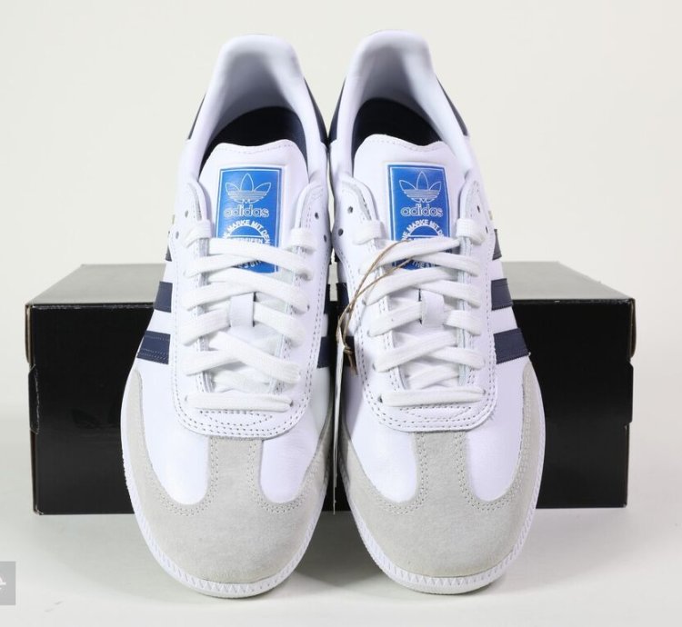 adidas Samba ADV White Shadow Navy - GW3158