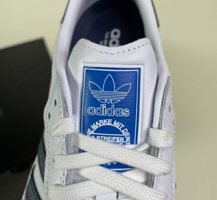 adidas Samba ADV White Shadow Navy - GW3158