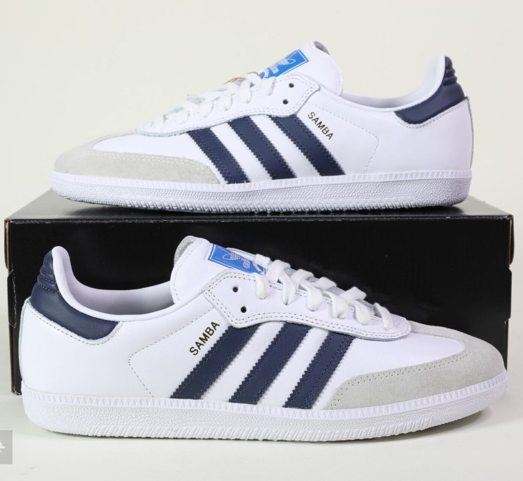 adidas Samba ADV White Shadow Navy - GW3158