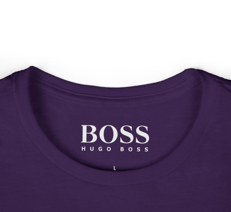 Hogo Boss Shirt Women's Softstyle Tee S to 2XL Purple