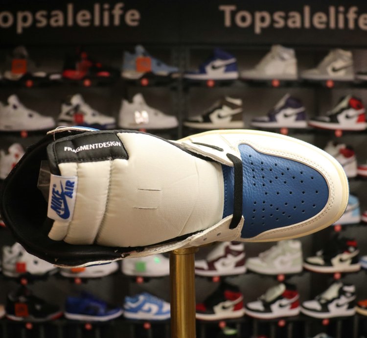 Fragment Design x Travis Scott x Air Jordan 1 Retro High 'Military Blue'