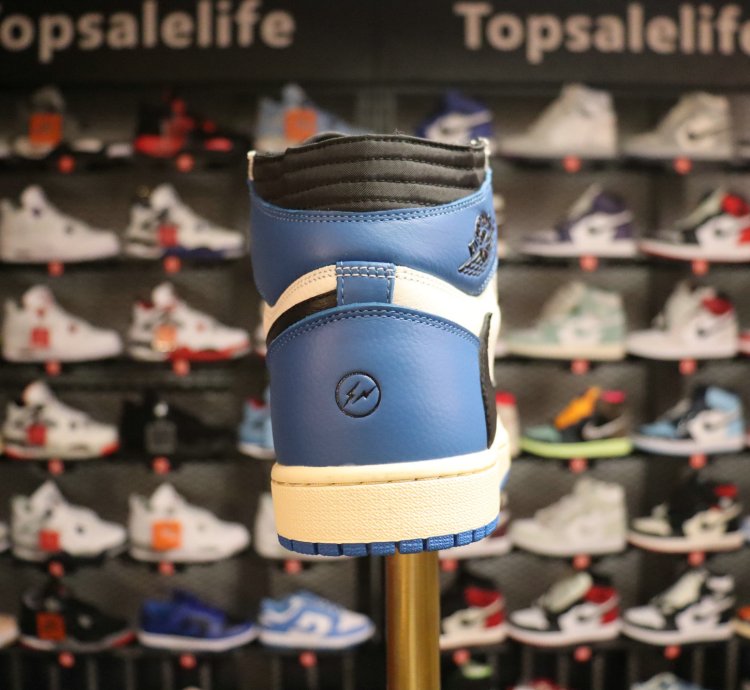 Fragment Design x Travis Scott x Air Jordan 1 Retro High 'Military Blue'