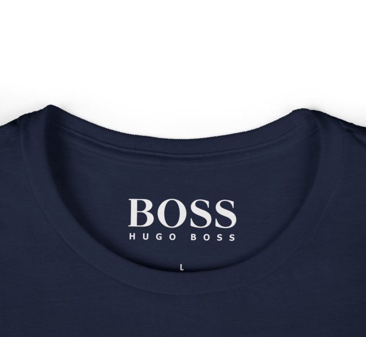 Hugo Boss Shirt Women's Softstyle Tee S to 2XL Navy