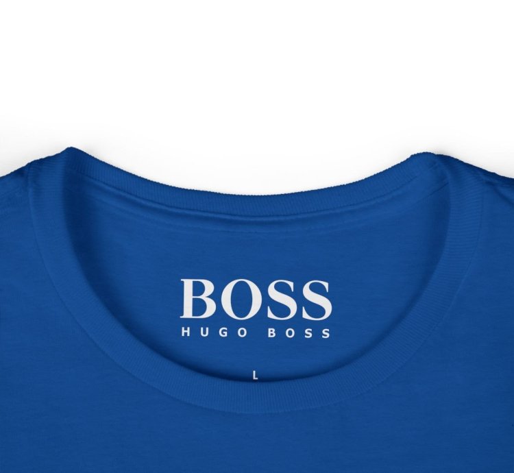 Hugo Boss Shirt Women's Softstyle Tee S to 2XL Royal Blue