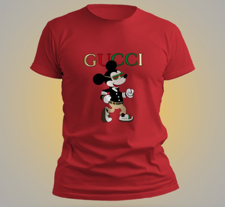 Mickey Gucci Tshirt Men's SIze S-5XL