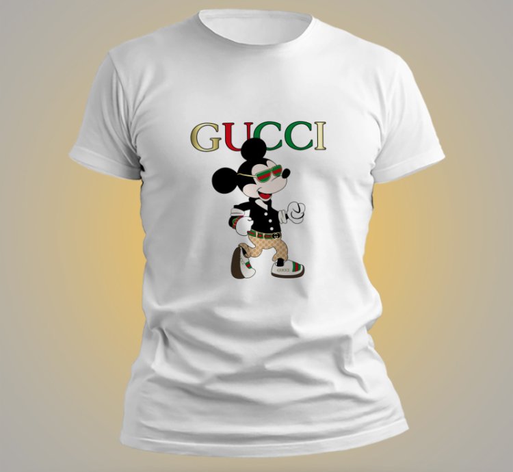 Mickey Gucci Tshirt Men's SIze S-5XL