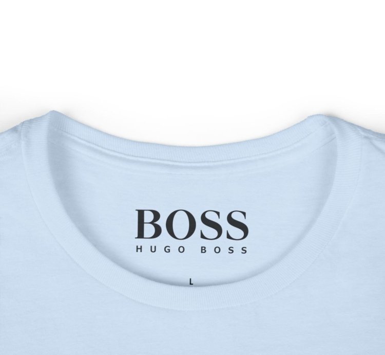 Hugo Boss Shirt Women's Softstyle Tee S to 2XL Light Blue