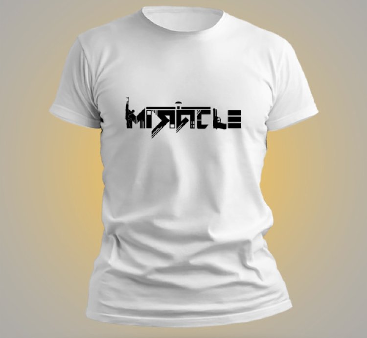 Miracle Logo Shirt Men White USA SIze S-5XL