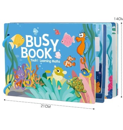 Montessori Baby Busy Book My First Quiet Book Toys for Children