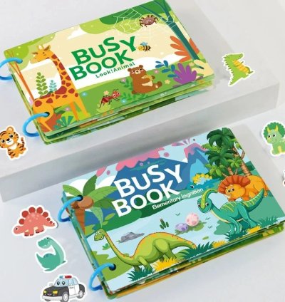 Montessori Baby Busy Book My First Quiet Book Toys for Children